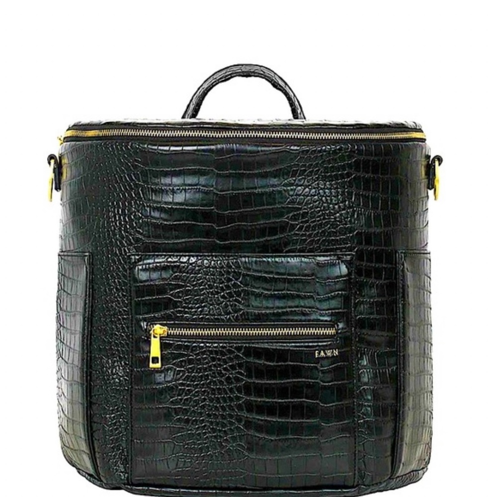 Limited Edition Croc Fawn Design Diaper Bag Ultimate Motherhood Bundle